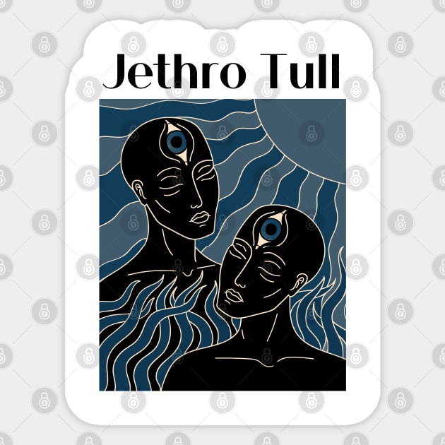 The Dark Sun Of Jethro Tull Sticker by limatcin